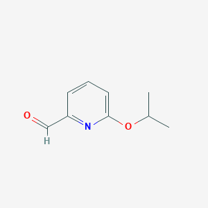 molecular formula C9H11NO2 B3262007 6-Isopropoxypicolinaldehyde CAS No. 350697-31-3