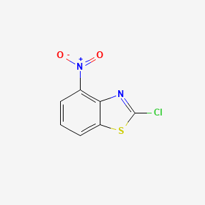 molecular formula C7H3ClN2O2S B3262008 2-Chloro-4-nitrobenzo[d]thiazole CAS No. 3507-30-0