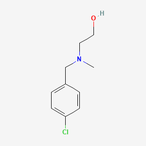 molecular formula C10H14ClNO B3262046 2-[(4-Chloro-benzyl)-methyl-amino]-ethanol CAS No. 35113-60-1