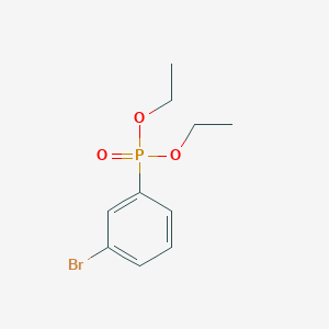 molecular formula C10H14BrO3P B3262050 1-Bromo-3-diethoxyphosphoryl-benzene CAS No. 35125-65-6