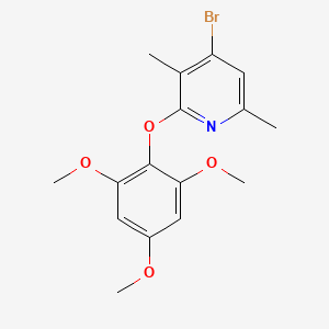 4-Bromo-3,6-dimethyl-2-(2,4,6-trimethoxyphenoxy)pyridine