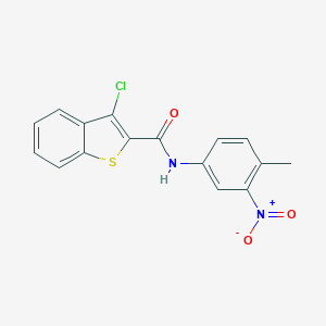 3-chloro-N-(4-methyl-3-nitrophenyl)-1-benzothiophene-2-carboxamide