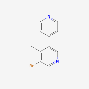 5-Bromo-4-methyl-3,4'-bipyridine