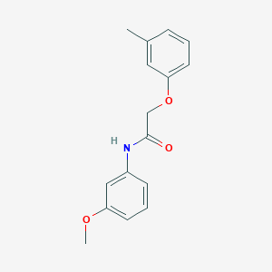 N-(3-methoxyphenyl)-2-(3-methylphenoxy)acetamide