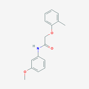 molecular formula C16H17NO3 B326211 N-(3-methoxyphenyl)-2-(2-methylphenoxy)acetamide 