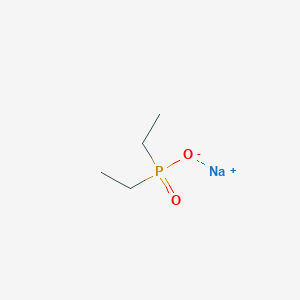 molecular formula C4H11NaO2P B3262113 Sodium diethylphosphinate CAS No. 35160-38-4