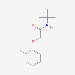 molecular formula C13H19NO2 B326212 N-tert-butyl-2-(2-methylphenoxy)acetamide 