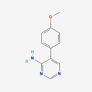 5-(4-Methoxyphenyl)pyrimidin-4-amine