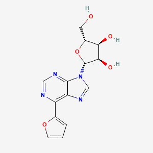 (2R,3R,4S,5R)-2-[6-(furan-2-yl)purin-9-yl]-5-(hydroxymethyl)oxolane-3,4-diol