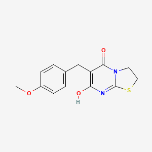 7-Hydroxy-6-(4-methoxybenzyl)-2H-thiazolo[3,2-a]pyrimidin-5(3H)-one