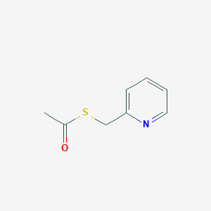 S-(Pyridin-2-ylmethyl) ethanethioate