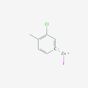 molecular formula C7H6ClIZn B3262189 3-氯-4-甲基苯基碘化锌 0.5& CAS No. 352525-66-7
