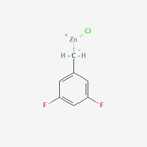 molecular formula C7H5ClF2Zn B3262197 3,5-Difluorobenzylzinc chloride CAS No. 352525-71-4