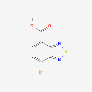 molecular formula C7H3BrN2O2S B3262218 7-Bromobenzo[c][1,2,5]thiadiazole-4-carboxylic acid CAS No. 3529-60-0
