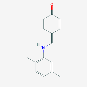 4-[(2,5-dimethylanilino)methylidene]cyclohexa-2,5-dien-1-one