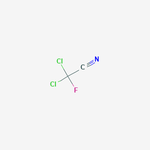molecular formula C2Cl2FN B3262228 Dichlorofluoro acetonitrile CAS No. 353-82-2