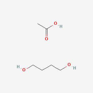 molecular formula C6H14O4 B3262338 1,4-丁二醇，单乙酸酯 CAS No. 35435-68-8