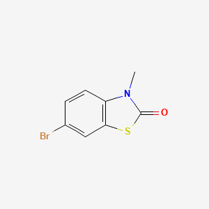 molecular formula C8H6BrNOS B3262353 6-溴-3-甲基苯并[d]噻唑-2(3H)-酮 CAS No. 35452-55-2