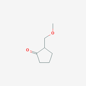 molecular formula C7H12O2 B3262366 2-(甲氧基甲基)环戊酮 CAS No. 35457-02-4