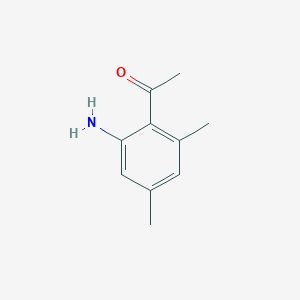 molecular formula C10H13NO B3262381 1-(2-氨基-4,6-二甲基苯基)乙酮 CAS No. 35490-79-0