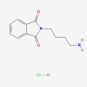 molecular formula C12H15ClN2O2 B3262420 2-(4-aminobutyl)-2,3-dihydro-1H-isoindole-1,3-dione hydrochloride CAS No. 35517-18-1