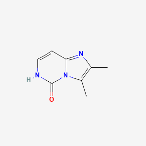 molecular formula C8H9N3O B3262434 2,3-Dimethylimidazo[1,2-c]pyrimidin-5(6H)-one CAS No. 35536-41-5