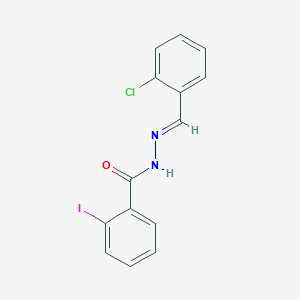 N'-[(E)-(2-Chlorophenyl)methylidene]-2-iodobenzohydrazide