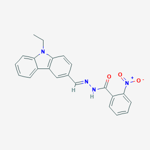 N'-[(9-ethyl-9H-carbazol-3-yl)methylene]-2-nitrobenzohydrazide