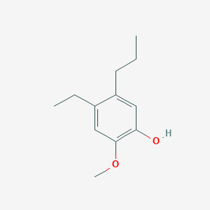 4-Ethyl-2-methoxy-5-propylphenol