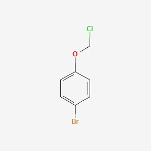 molecular formula C7H6BrClO B3262504 1-Bromo-4-(chloromethoxy)benzene CAS No. 35657-04-6