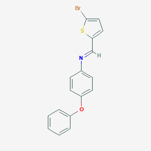 N-[(5-bromo-2-thienyl)methylene]-4-phenoxyaniline