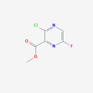 molecular formula C6H4ClFN2O2 B3262511 Methyl 3-chloro-6-fluoropyrazine-2-carboxylate CAS No. 356783-54-5