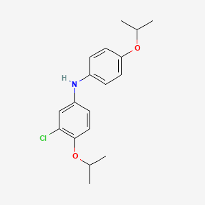 3-Chloro-4-isopropoxy-N-(4-isopropoxyphenyl)aniline