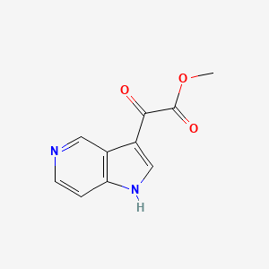 molecular formula C10H8N2O3 B3262550 Methyl 2-oxo-2-(1H-pyrrolo[3,2-C]pyridin-3-YL)acetate CAS No. 357263-50-4