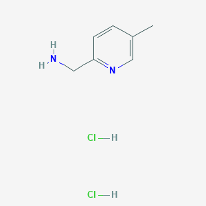 molecular formula C7H12Cl2N2 B3262552 (5-Methylpyridin-2-yl)methanamine dihydrochloride CAS No. 357287-98-0