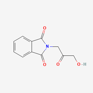 molecular formula C11H9NO4 B3262569 2-(3-hydroxy-2-oxopropyl)-2,3-dihydro-1H-isoindole-1,3-dione CAS No. 35750-04-0
