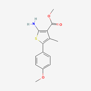 Methyl 2-amino-5-(4-methoxyphenyl)-4-methylthiophene-3-carboxylate