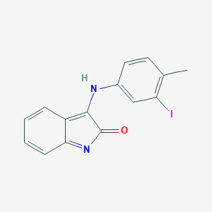 3-(3-iodo-4-methylanilino)indol-2-one