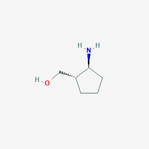 molecular formula C6H13NO B3262637 ((1S,2S)-2-Aminocyclopentyl)methanol CAS No. 359586-62-2