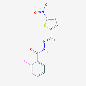 N'-({5-nitro-2-thienyl}methylene)-2-iodobenzohydrazide