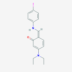 (6Z)-3-(diethylamino)-6-[(4-iodoanilino)methylidene]cyclohexa-2,4-dien-1-one