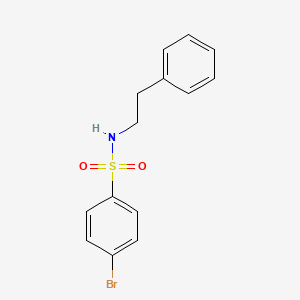 molecular formula C14H14BrNO2S B3262730 4-bromo-N-(2-phenylethyl)benzenesulfonamide CAS No. 3609-88-9