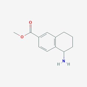 Methyl 5-amino-5,6,7,8-tetrahydronaphthalene-2-carboxylate