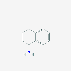 molecular formula C11H15N B3262792 4-Methyl-1,2,3,4-tetrahydronaphthalen-1-amine CAS No. 361389-87-9