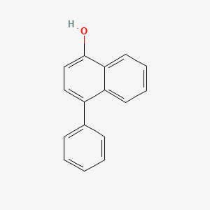 molecular formula C16H12O B3262805 4-苯基萘-1-醇 CAS No. 36159-76-9