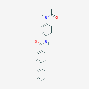 N-{4-[acetyl(methyl)amino]phenyl}-4-biphenylcarboxamide