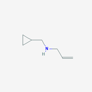 molecular formula C7H13N B3262810 (Cyclopropylmethyl)(prop-2-en-1-yl)amine CAS No. 36178-62-8