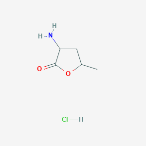 3-Amino-5-methyloxolan-2-one hydrochloride