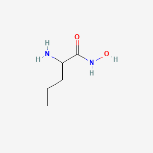 molecular formula C5H12N2O2 B3262828 2-amino-N-hydroxypentanamide CAS No. 36207-49-5