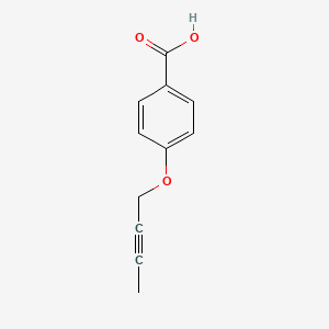molecular formula C11H10O3 B3262889 4-But-2-ynyloxy-benzoic acid CAS No. 362705-53-1